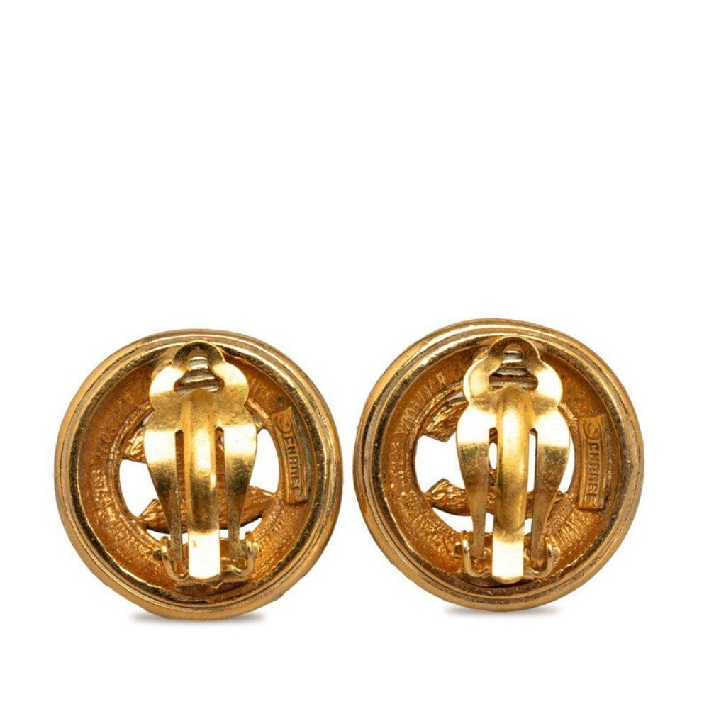 Chanel Coco Mark Circle Earrings - Picture 2 of 5